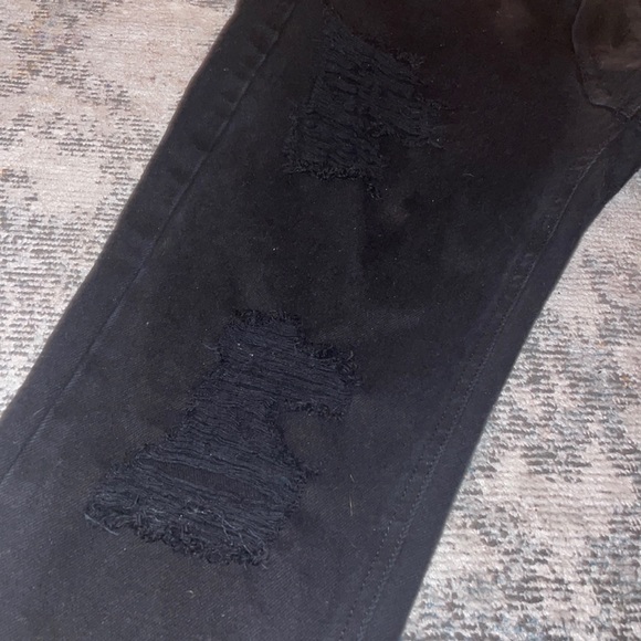 Garage Black Ripped Mom Jeans - Picture 3 of 6